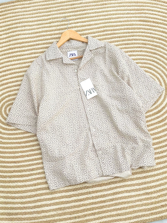 Cuban half shirt - Desert Diamond