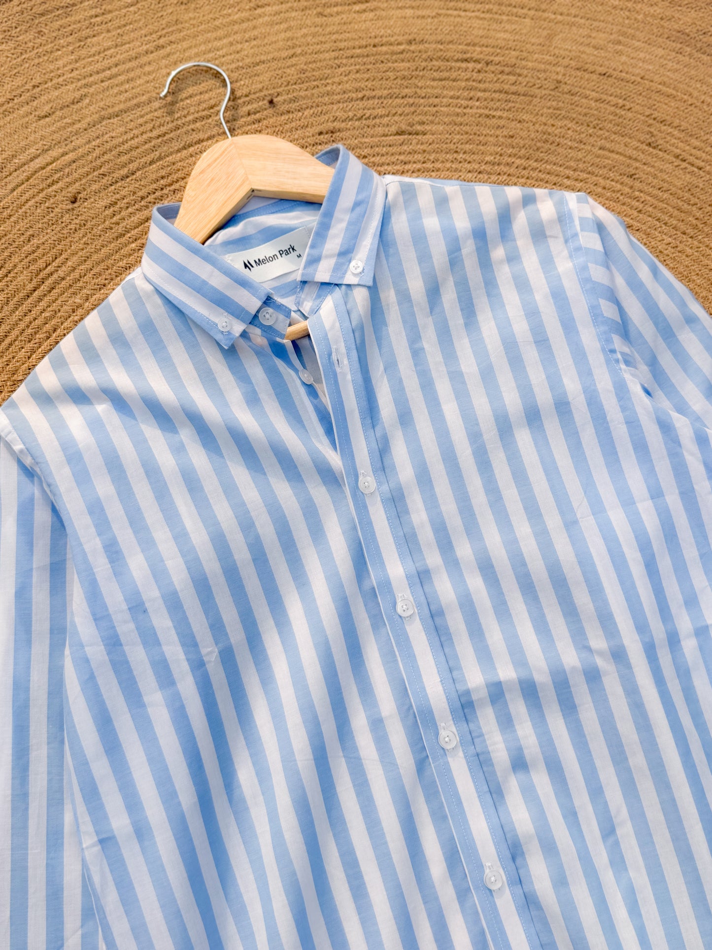 Old Money full sleeve shirt - Coastal Blue