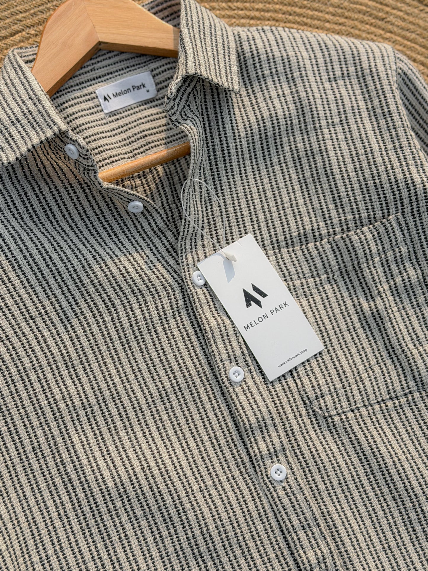 Crafted full sleeve shirt - Stone Weave
