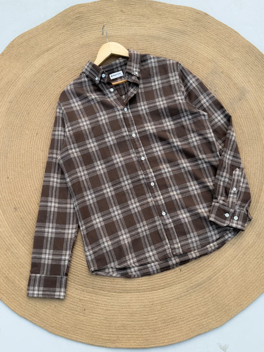 Gentle Check shirt - Espresso Check