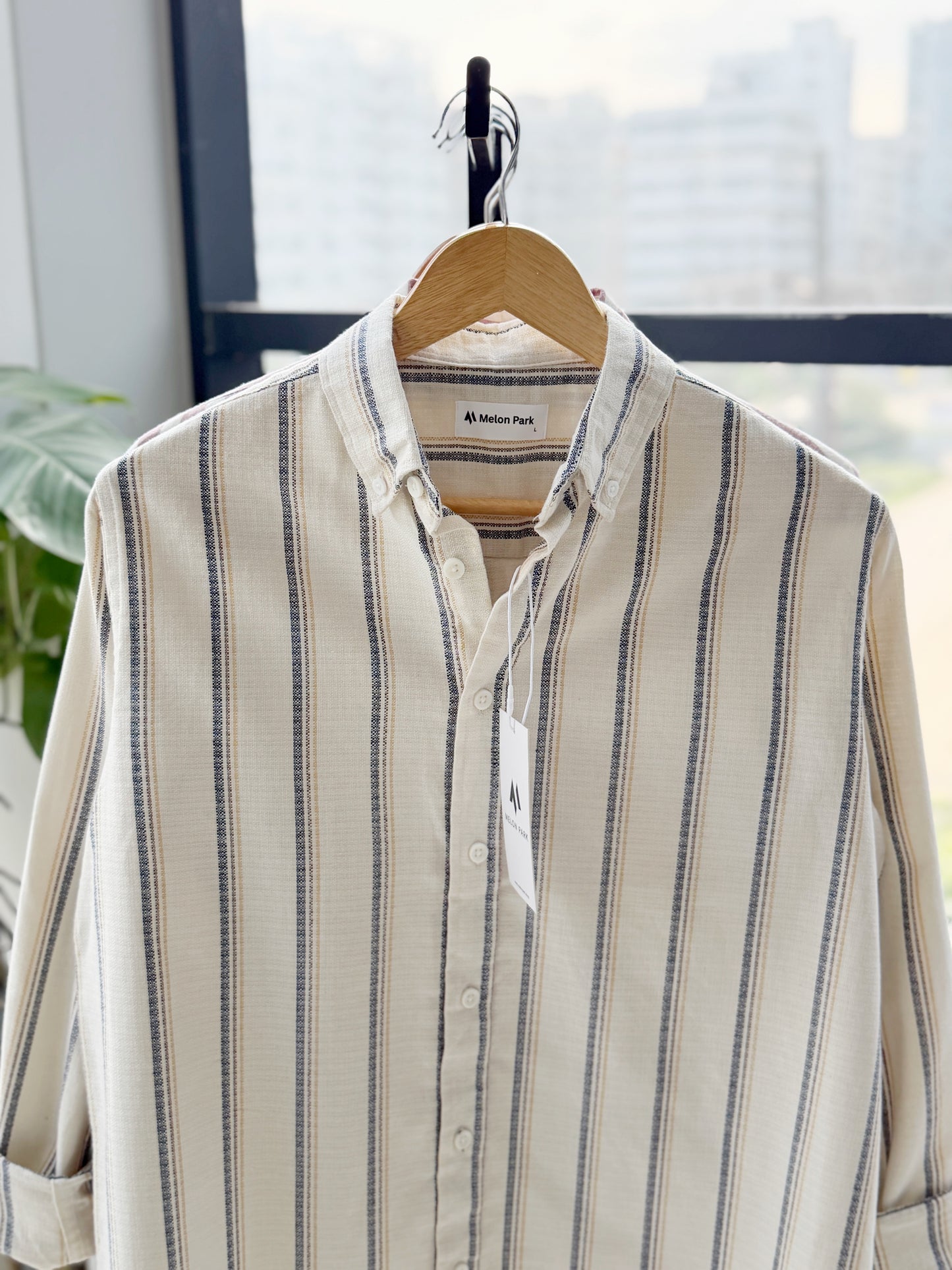 Gentle stripe shirt - Nordic coast