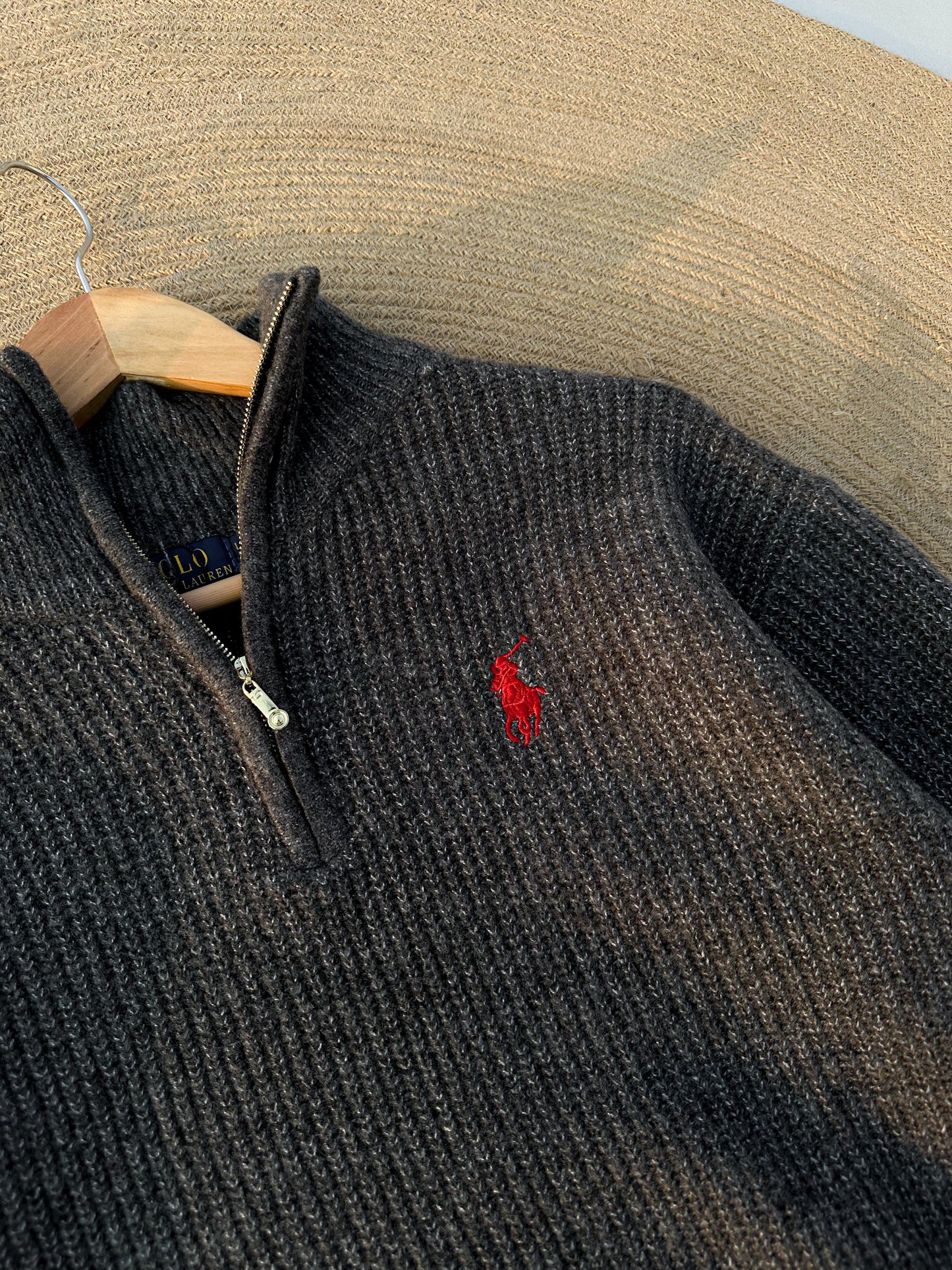 Cozy knitted Sweater - Charcoal Dark Grey