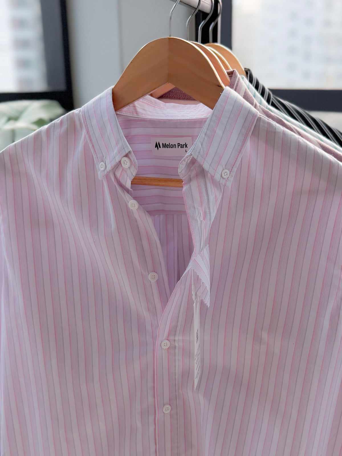 Gentle stripe shirt - Lavender Pearl