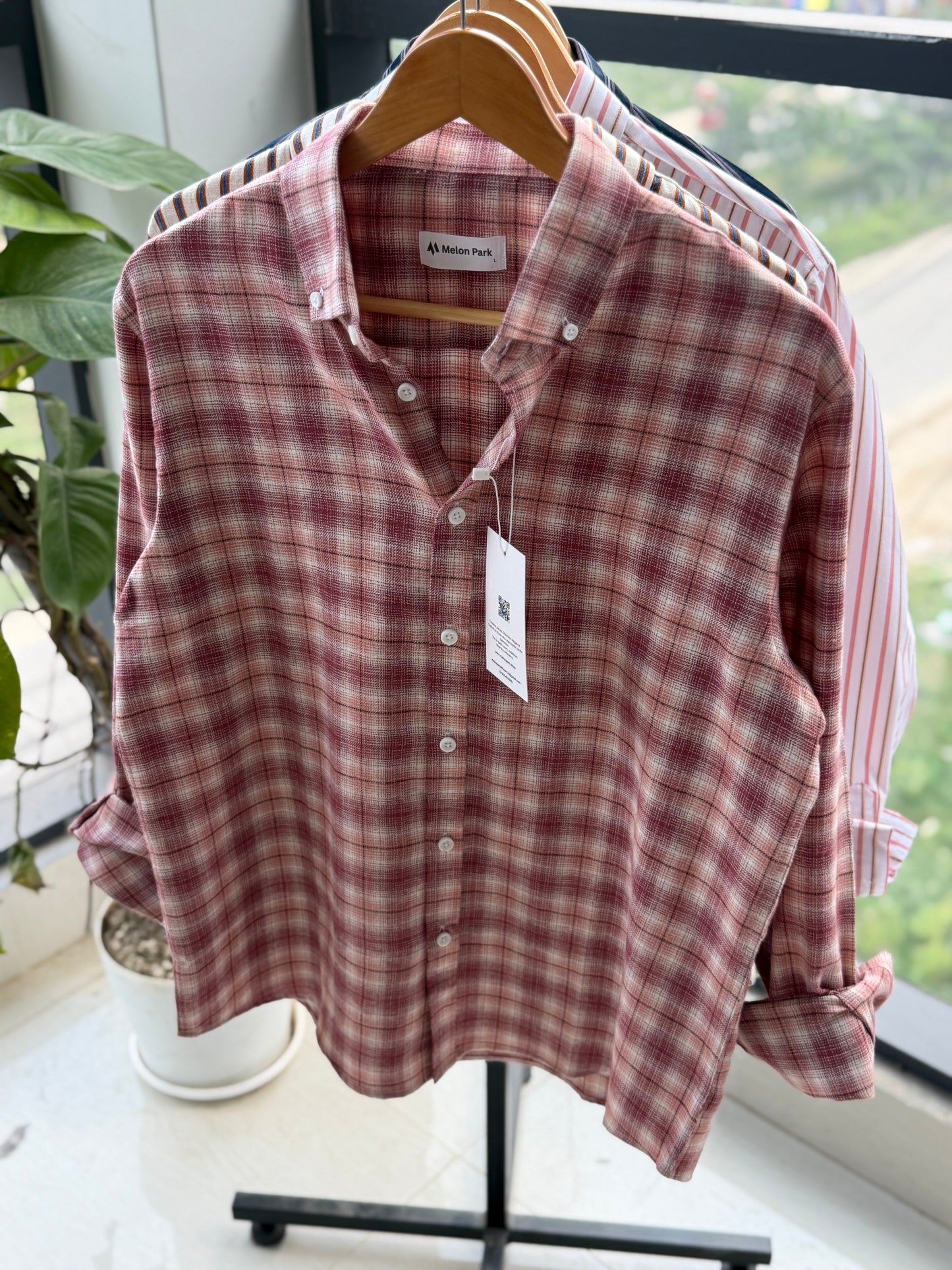 Gentle check shirt - The Rosewood Check