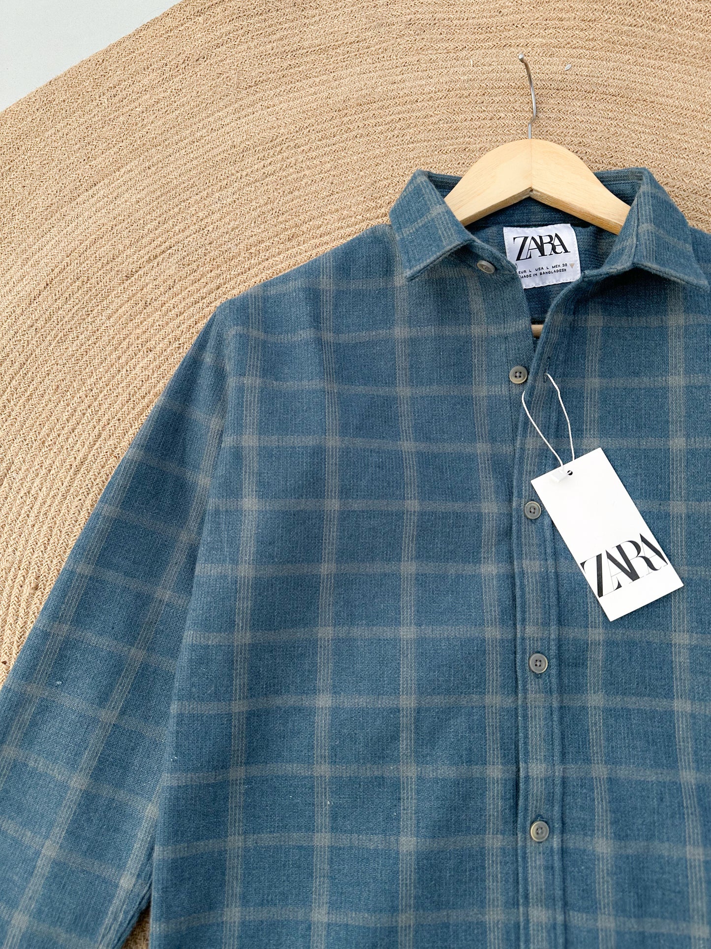 Rich Full Sleeve - Vintage Blue Check