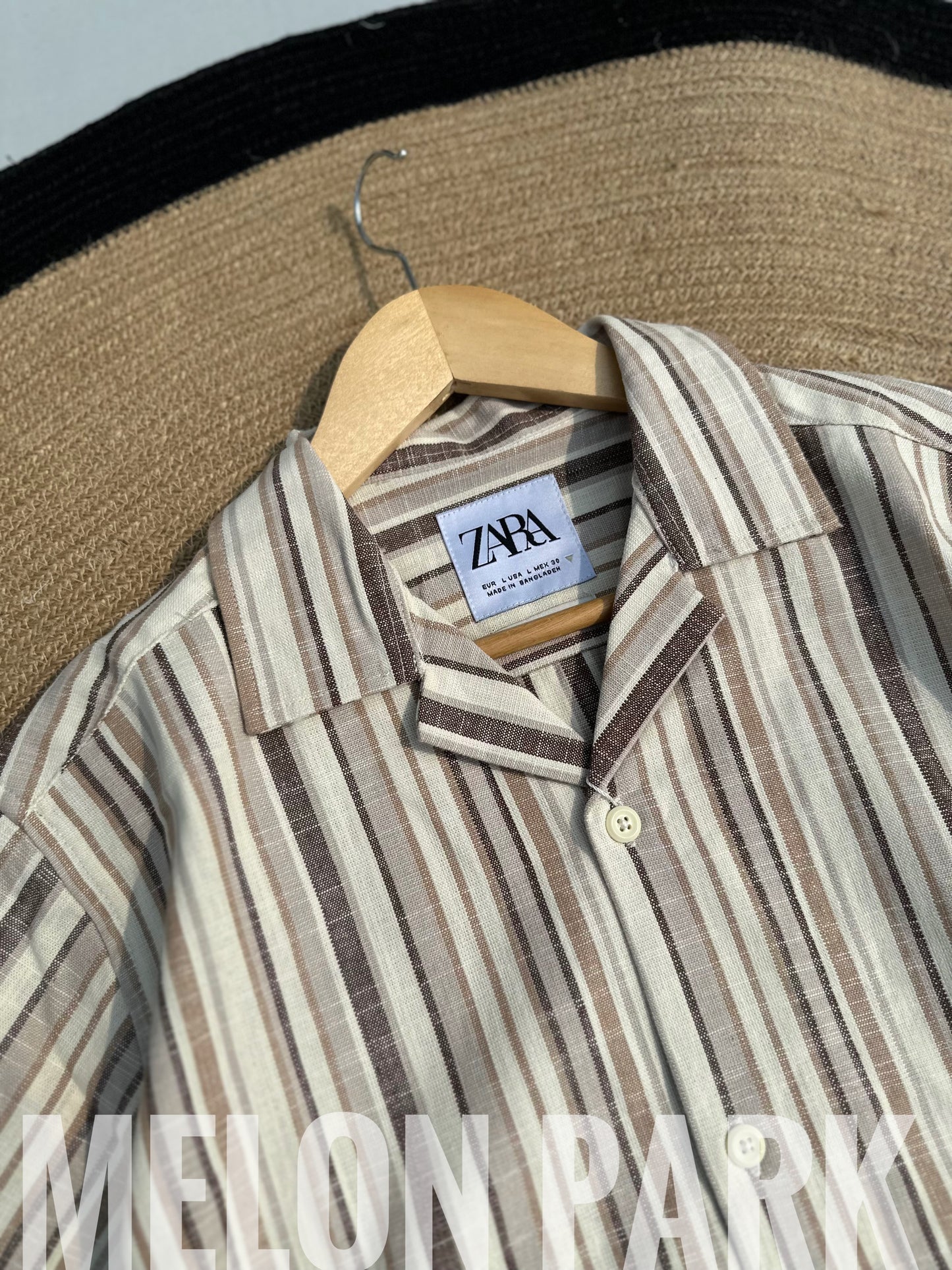 Beige Old Money Cuban Shirt