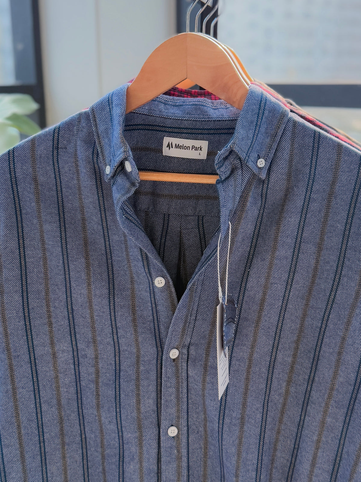 Gentle stripe shirt - Heather Copper