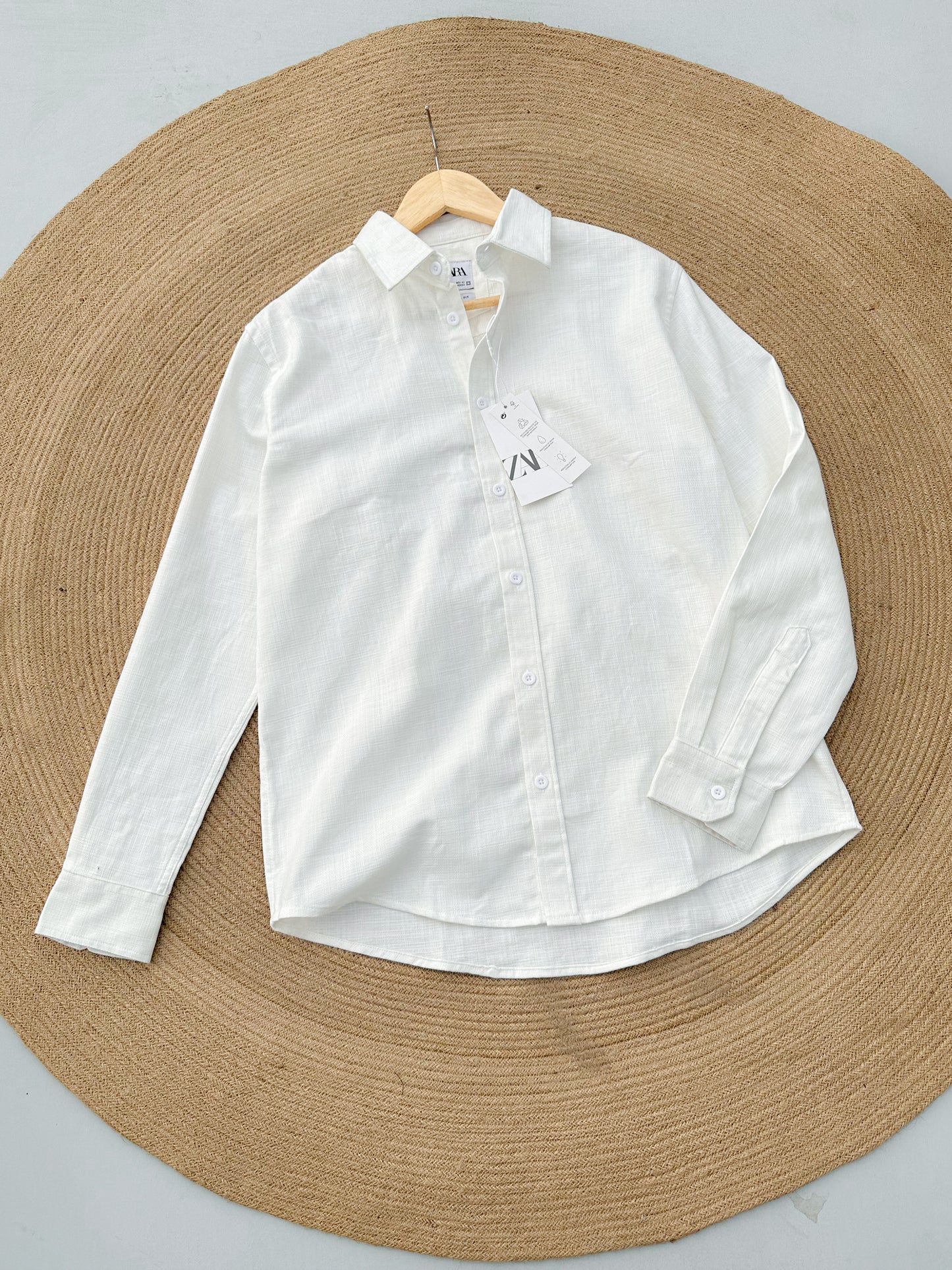 Refined full sleeve shirt - Polar White
