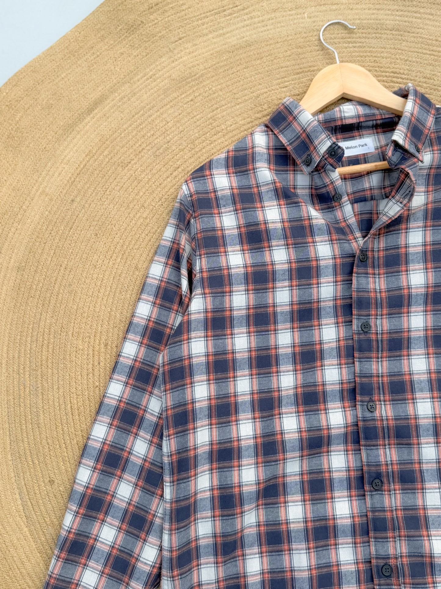 Gentle Check shirt - Crimson Tide