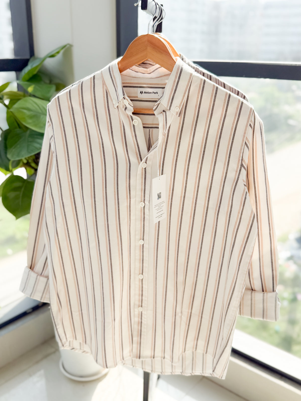 Gentle stripe shirt - Classic canvas