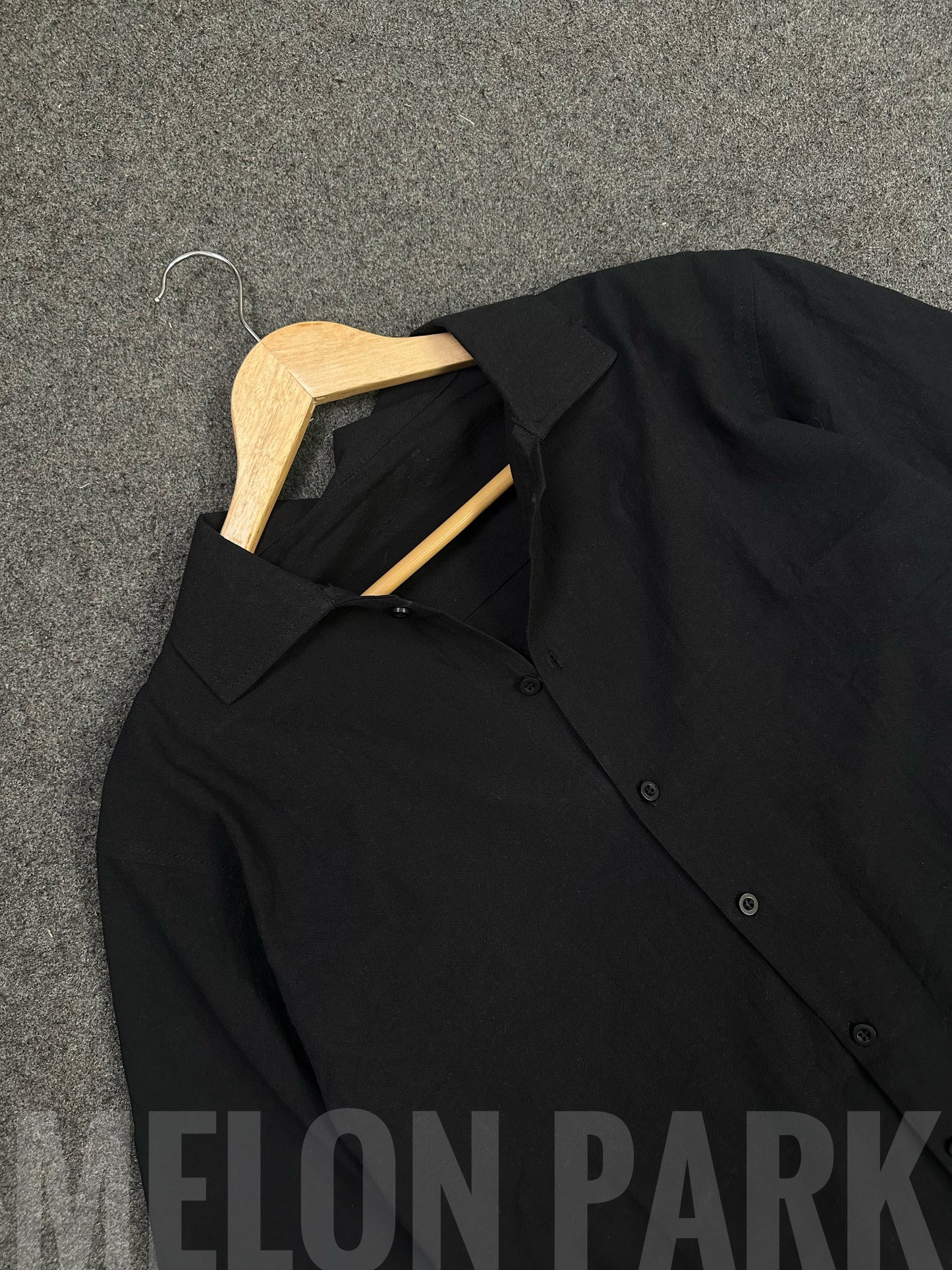 Baggy cuban shirt - Black