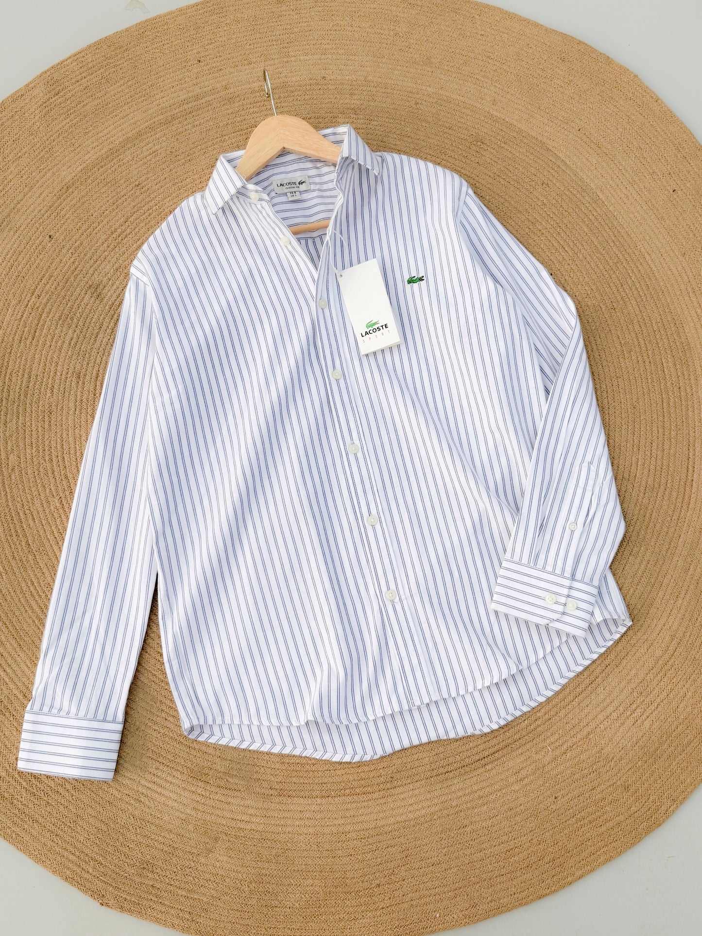 Striped Classic Shirt - White