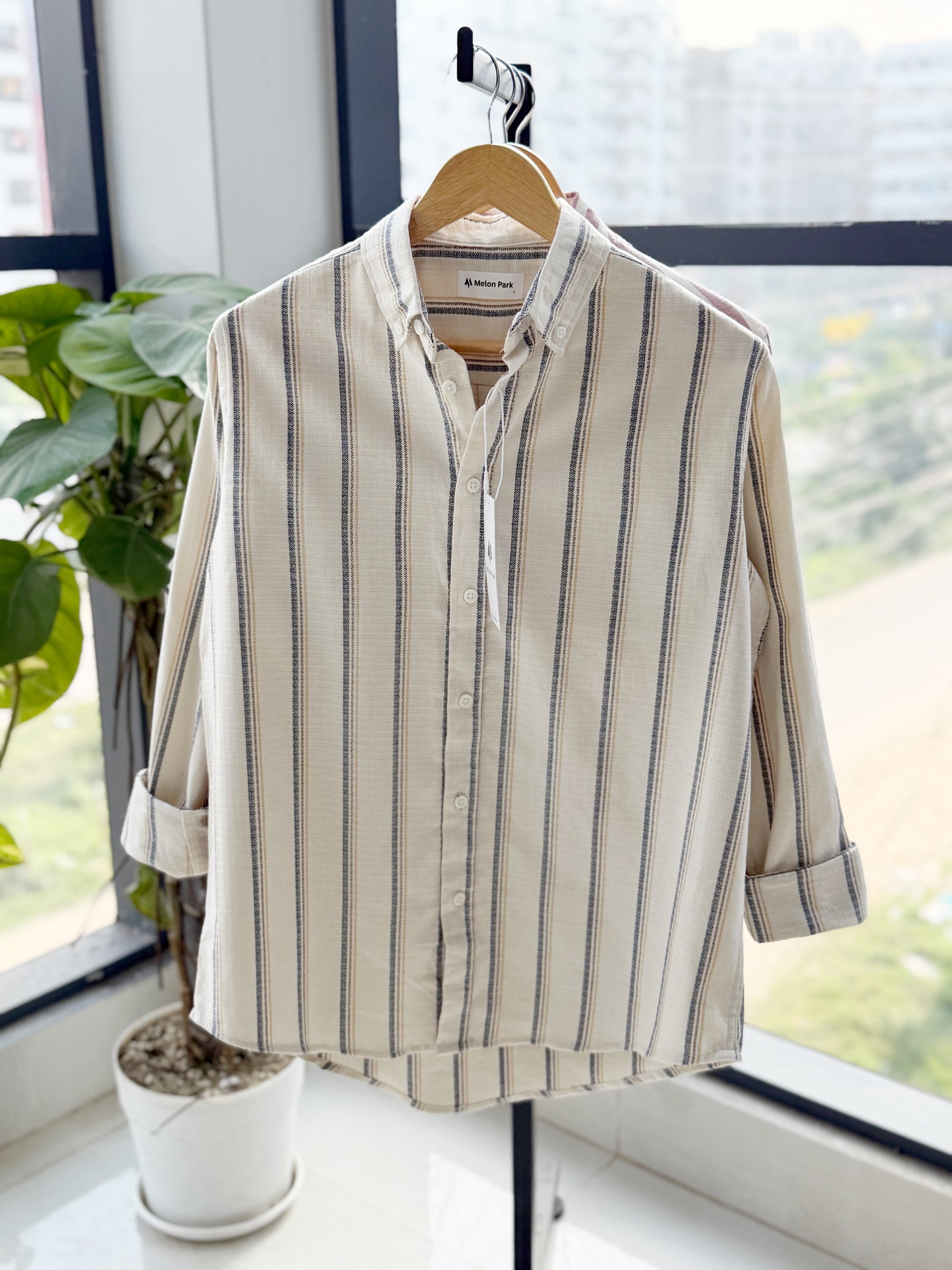 Gentle stripe shirt - Nordic coast