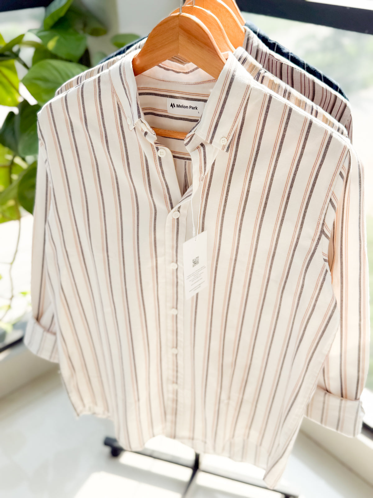 Gentle stripe shirt - Classic canvas