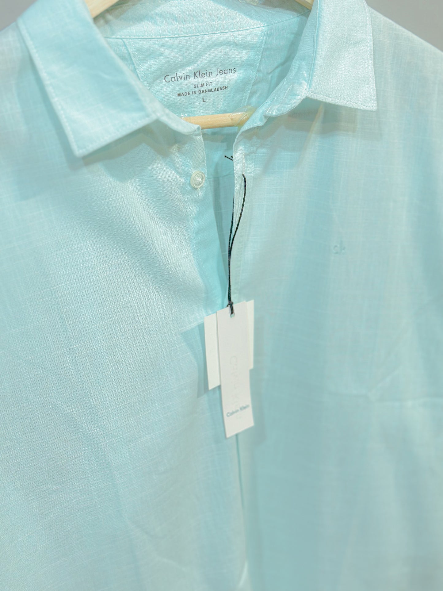 Classic full sleeve shirt - Pastel Cyan