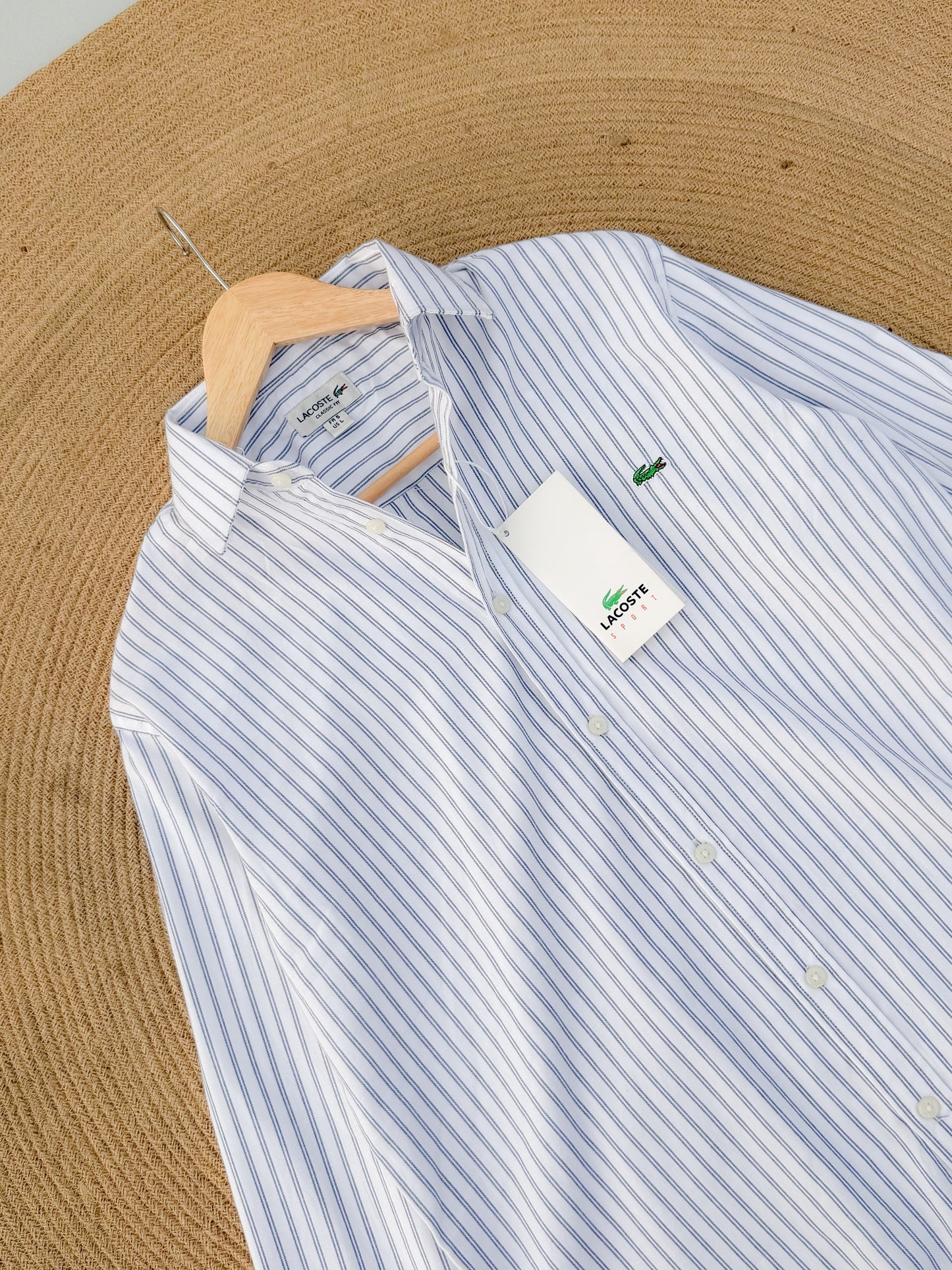 Striped Classic Shirt - White