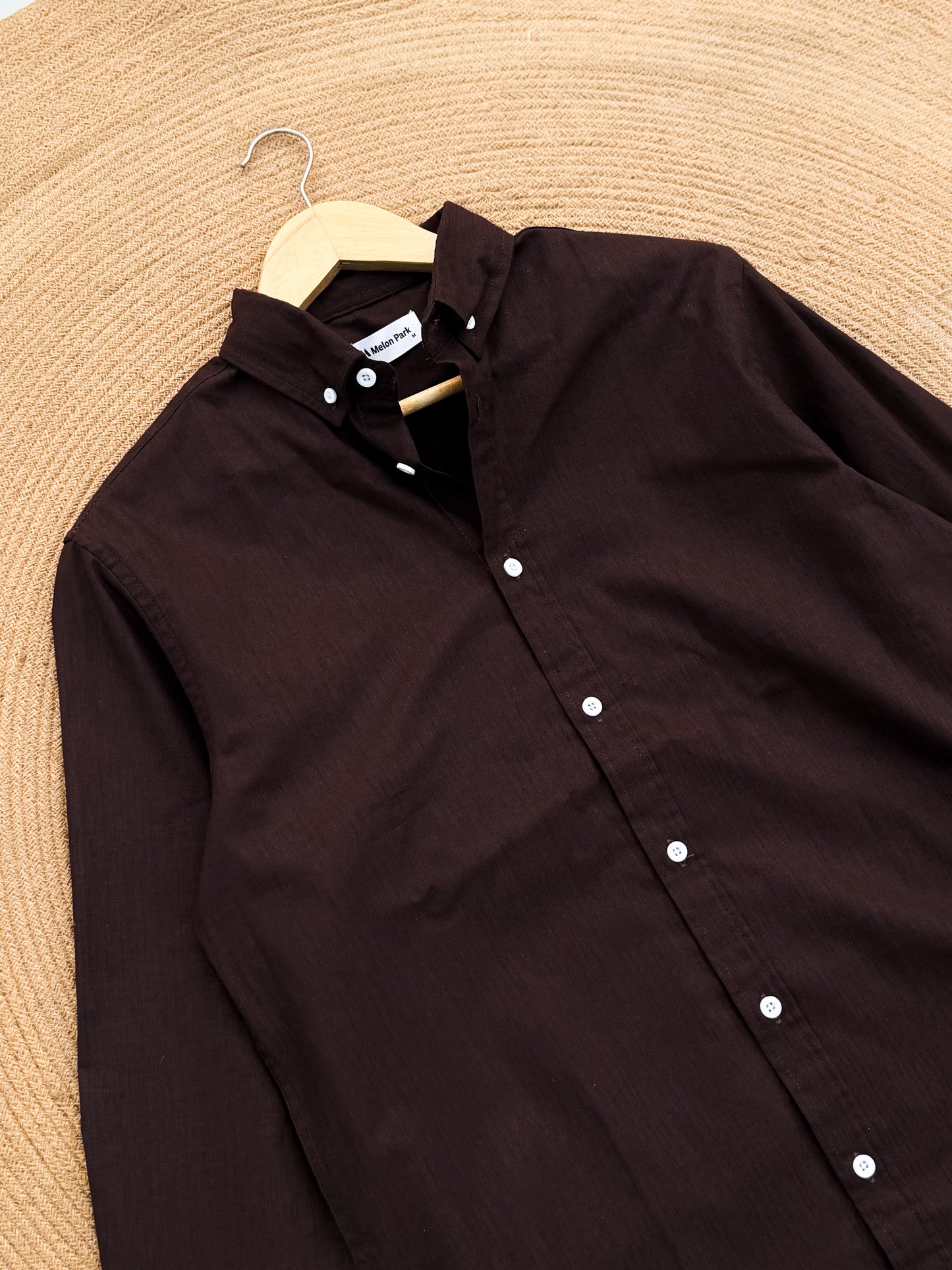 Signature Remi cotton shirt - Dark Chocolate