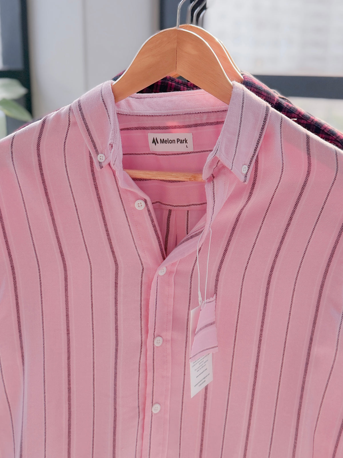 Gentle stripe shirt - Light Mauve Slate