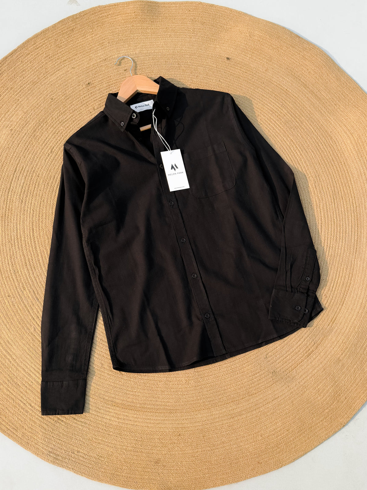 Signature Remi cotton shirt - Black