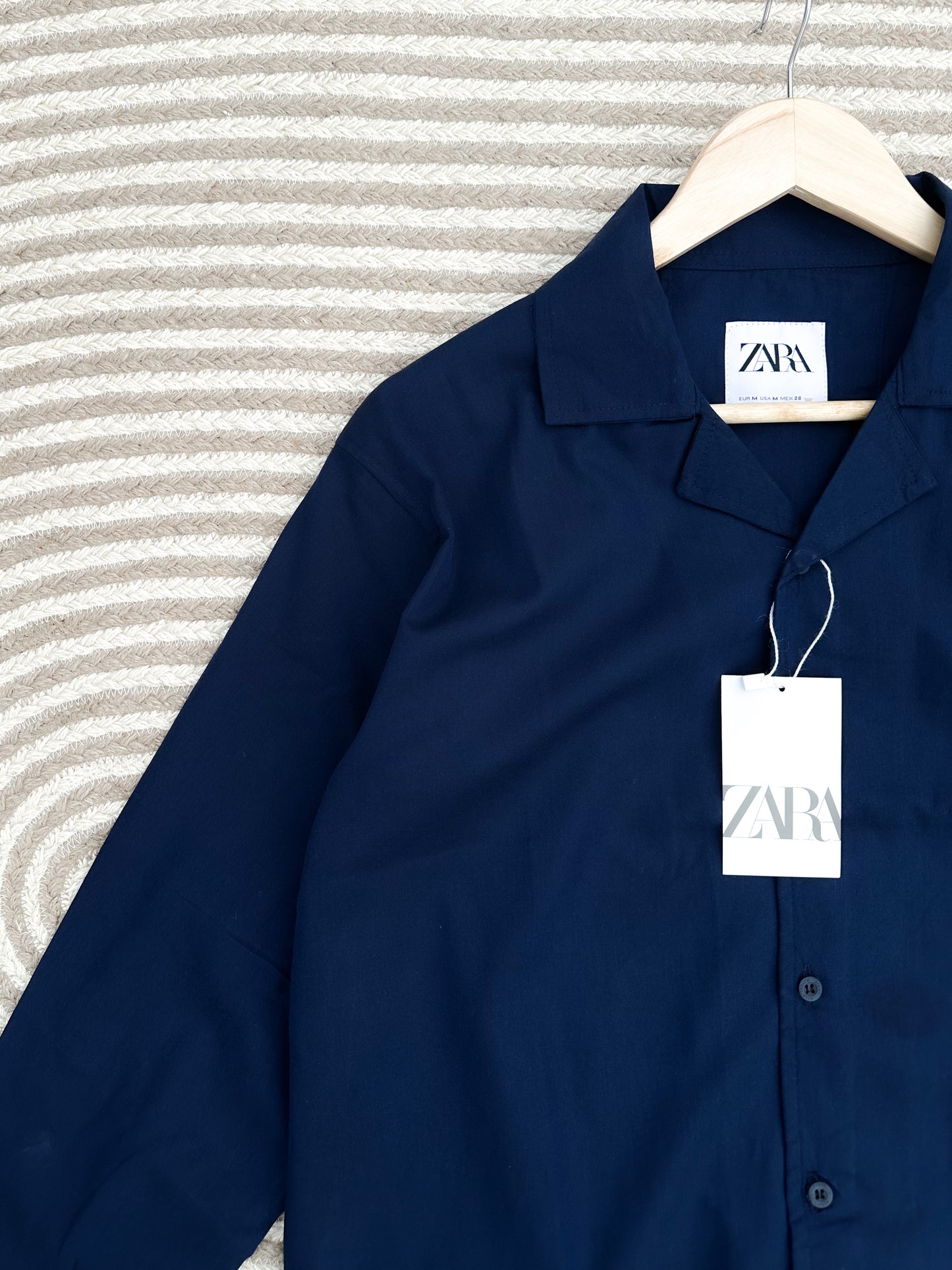 Navy Blue Cuban full sleeve - Dropshoulder