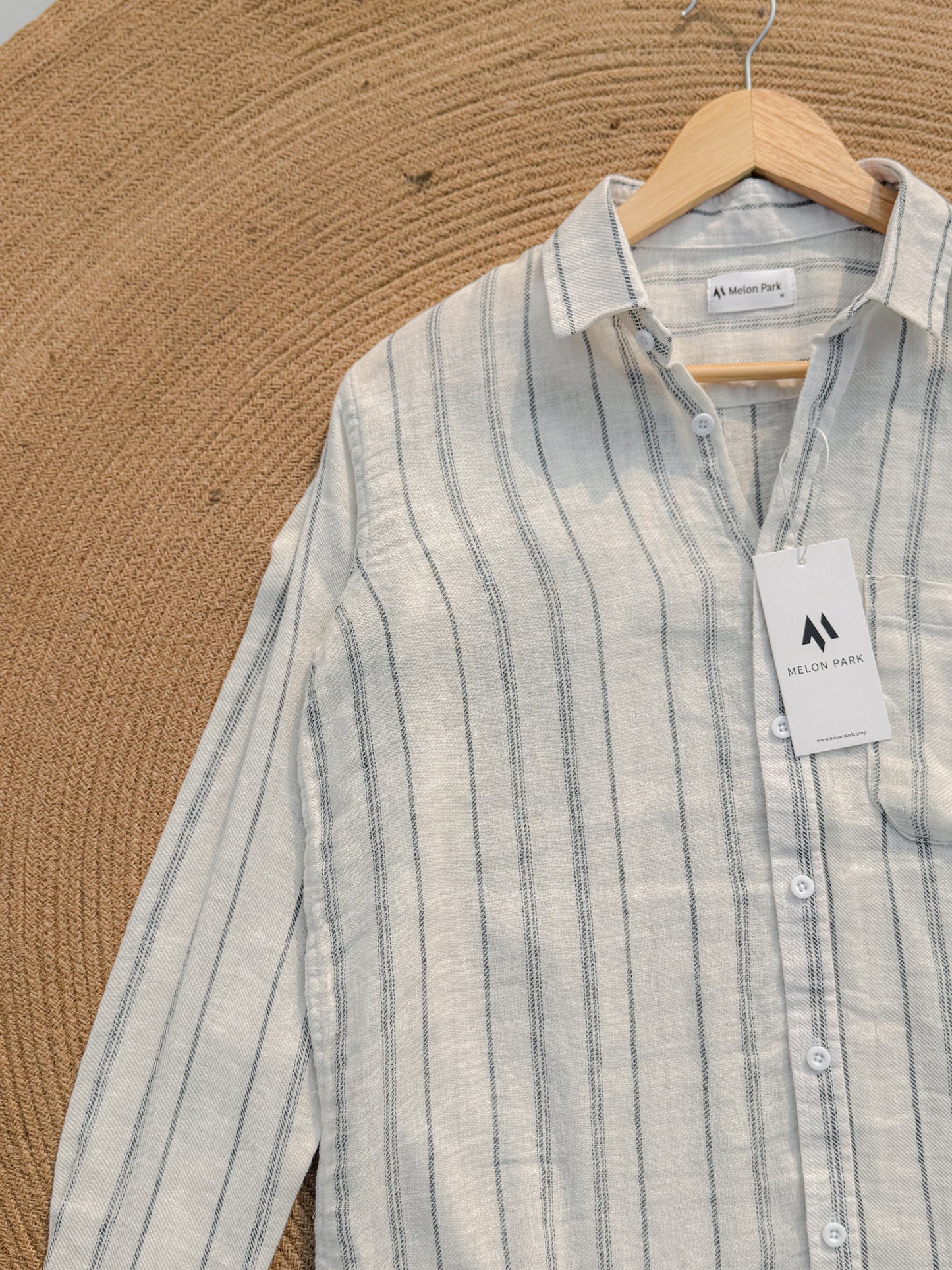Crafted full sleeve shirt - Ghost Stripe
