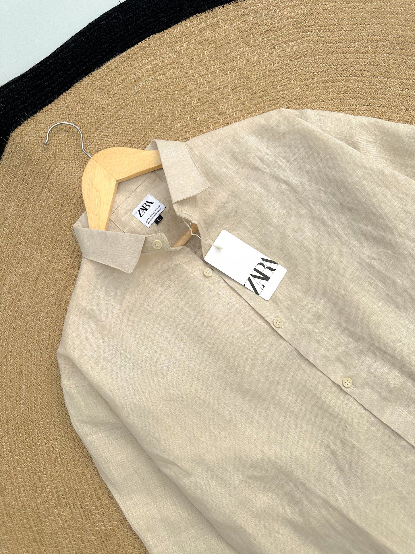 Casual Full sleeve shirt - Soft Beige