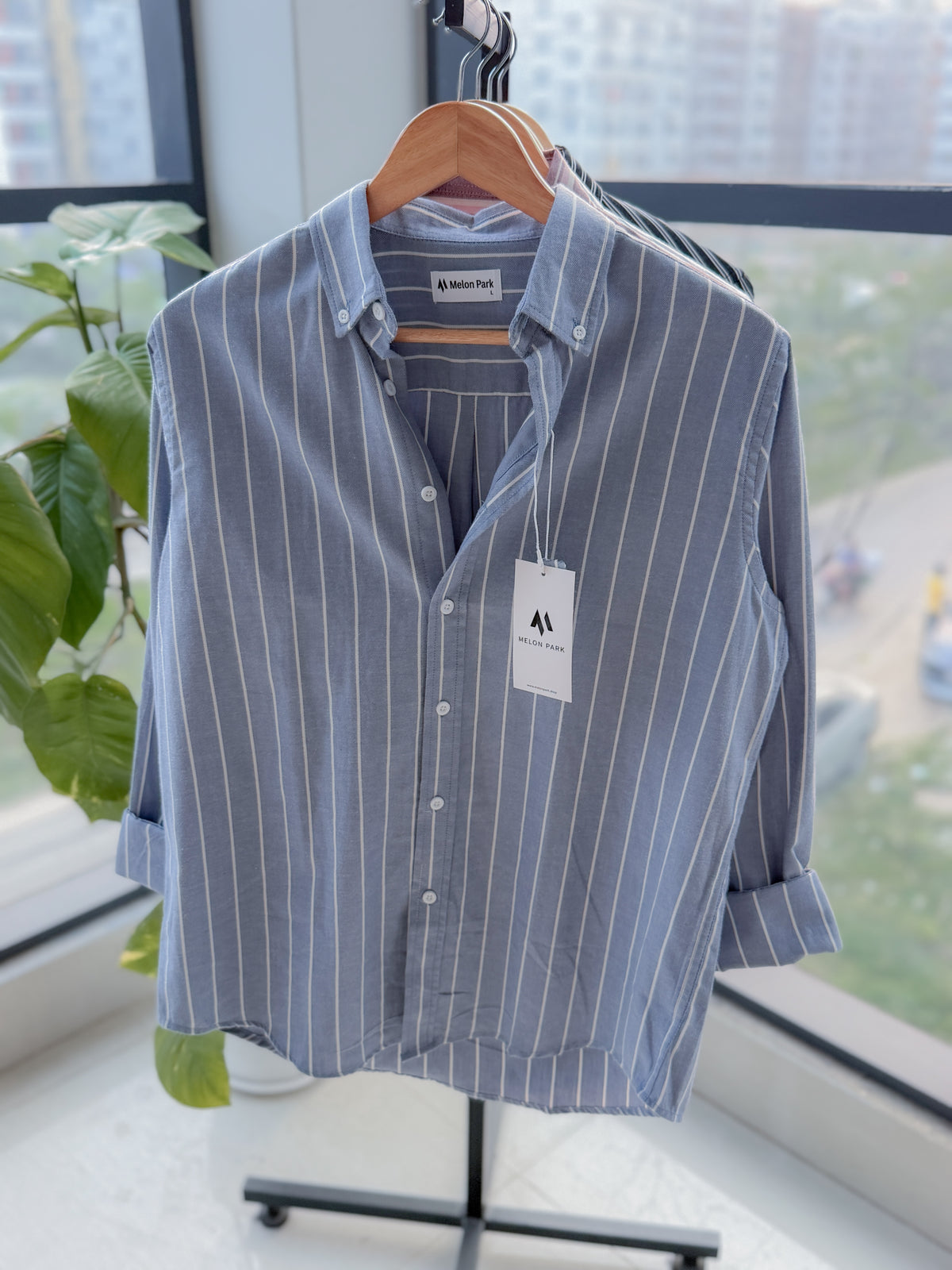 Gentle stripe shirt - Coastal Horizon