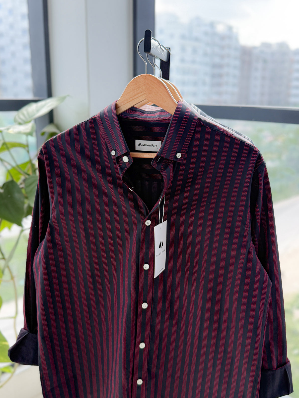 Cotton classic shirt - Obsidian Ruby