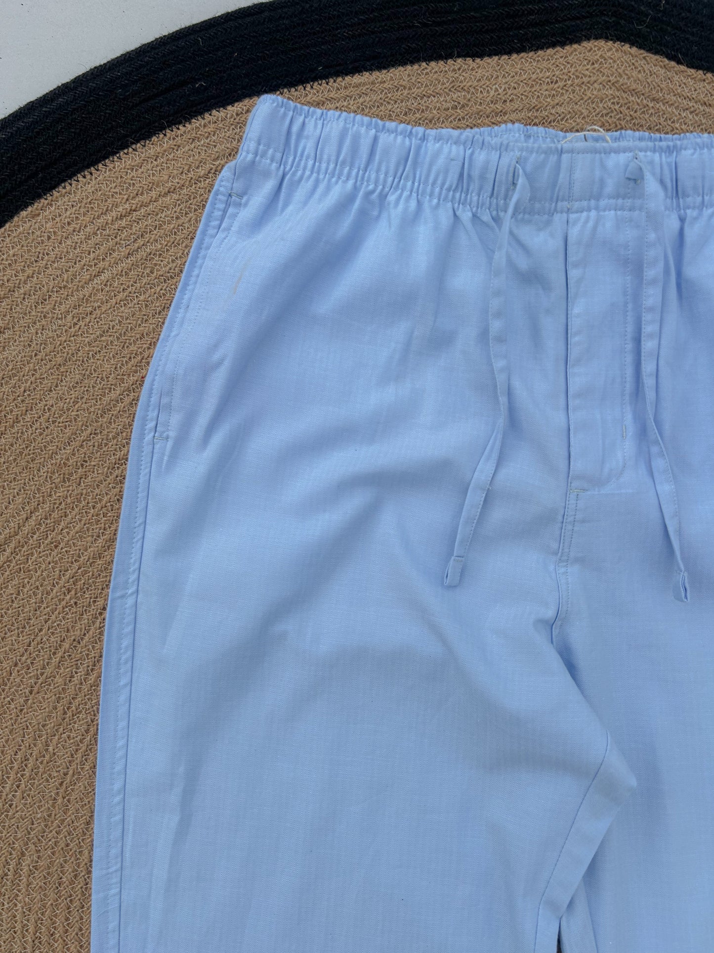 Remi Cotton Trouser - Sky Blue