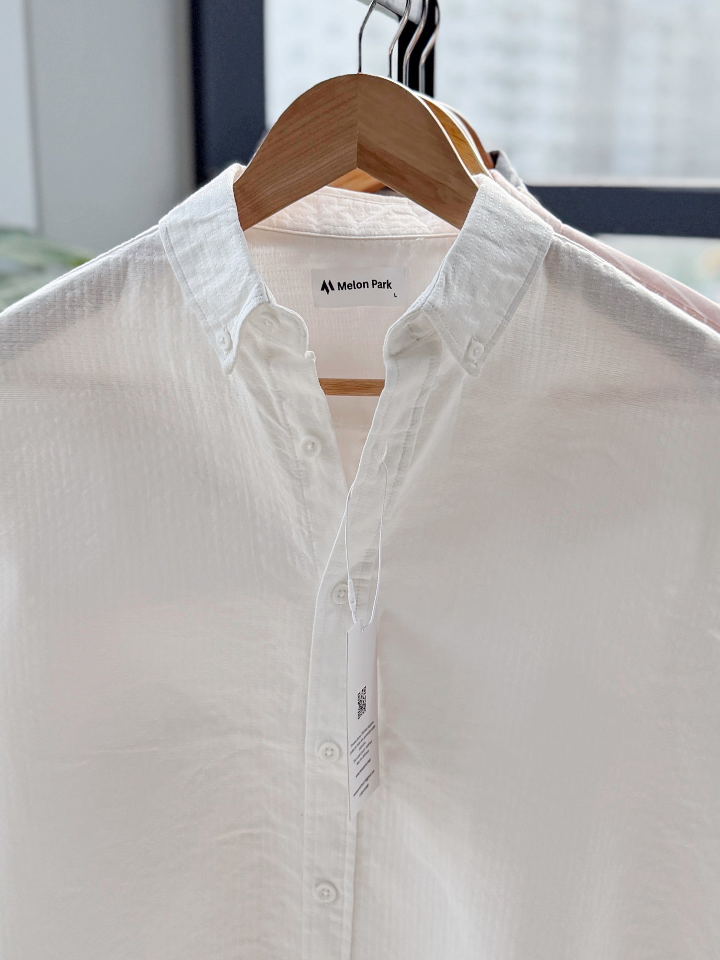 Cotton classic shirt - Frost White