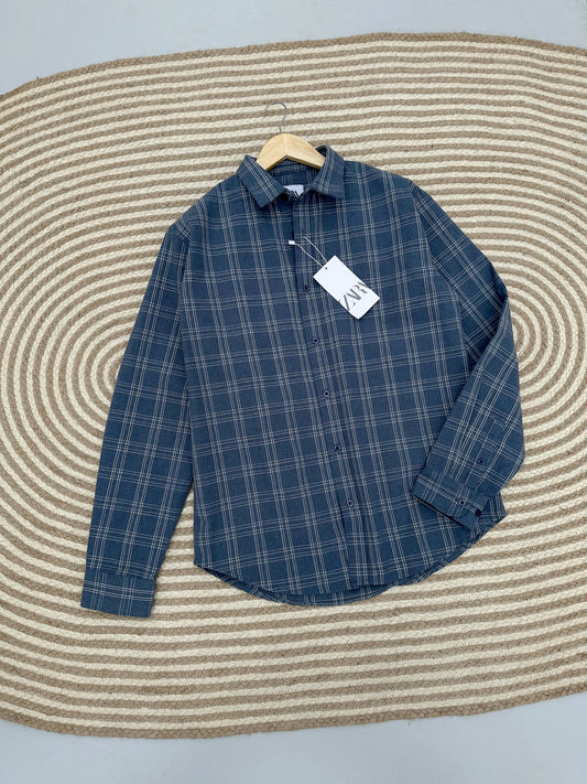 Rich Full Sleeve -Navy Blue Check