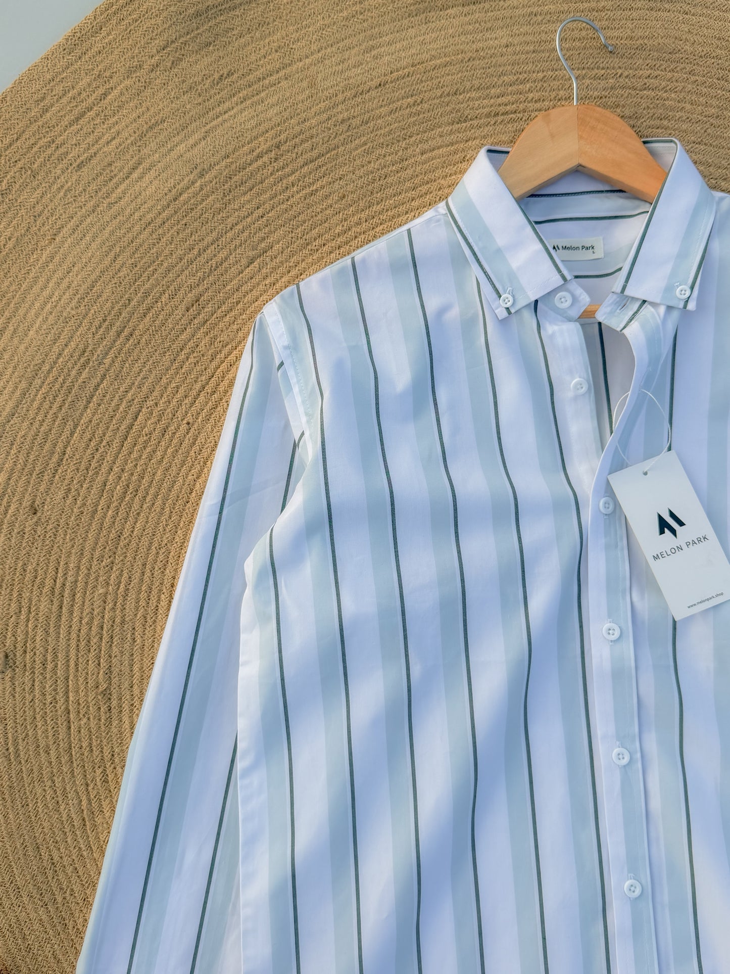 Old Money full sleeve shirt - Arctic Meridian
