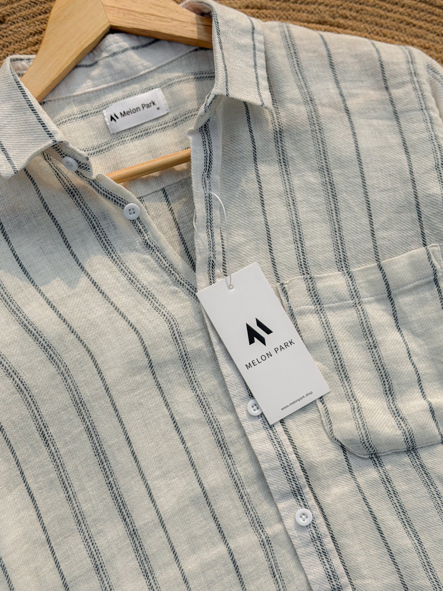 Crafted full sleeve shirt - Ghost Stripe