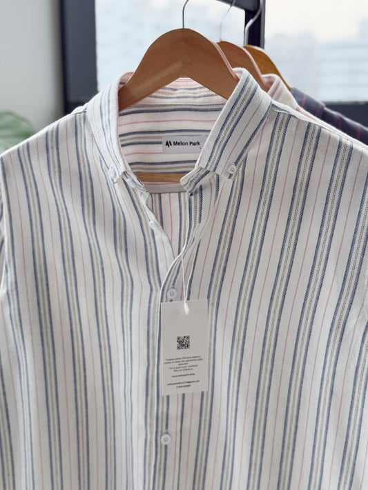 Gentle stripe shirt - Cambridge Multi-Stripe