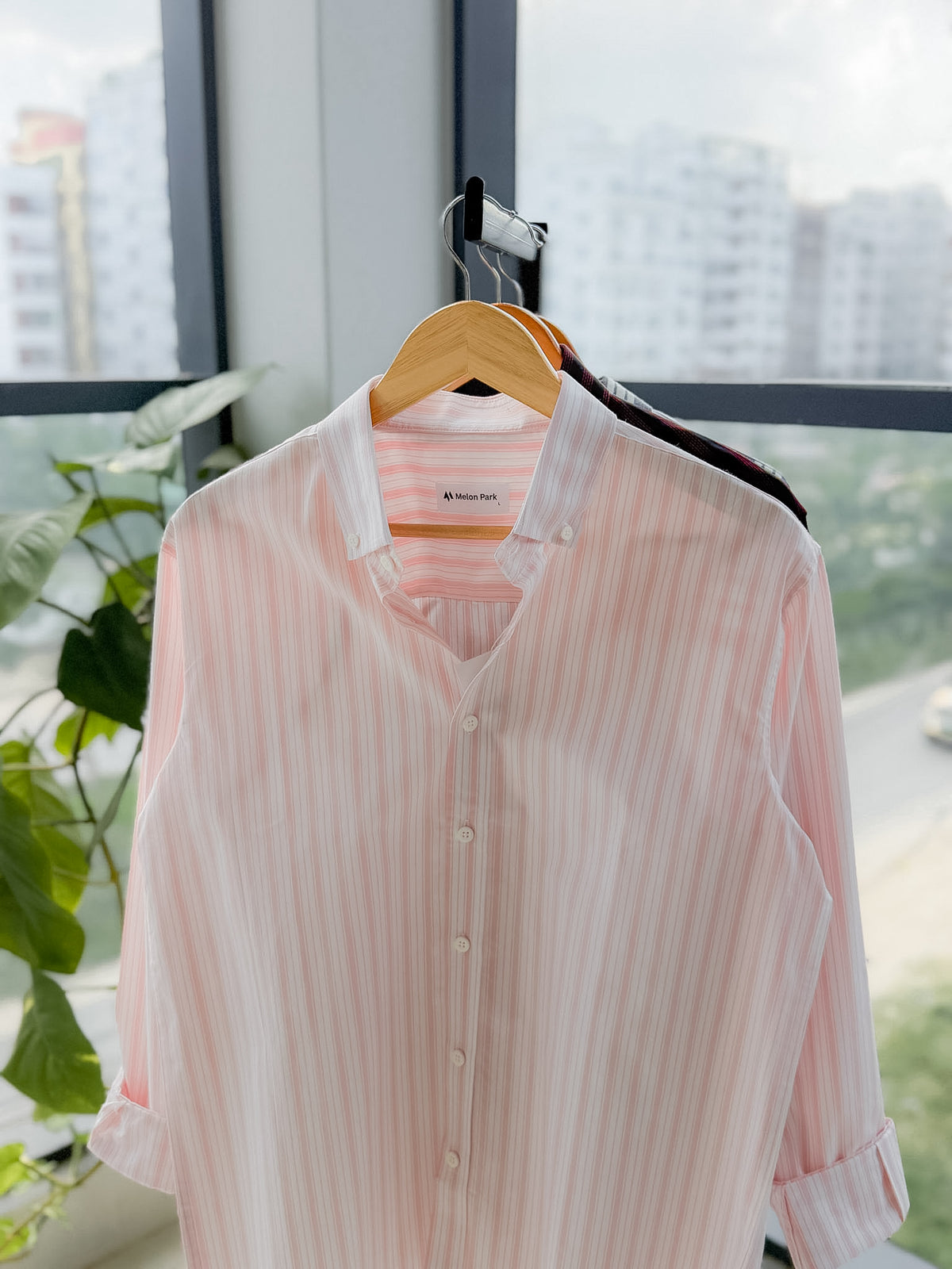 Gentle stripe shirt - Soft Sorbet