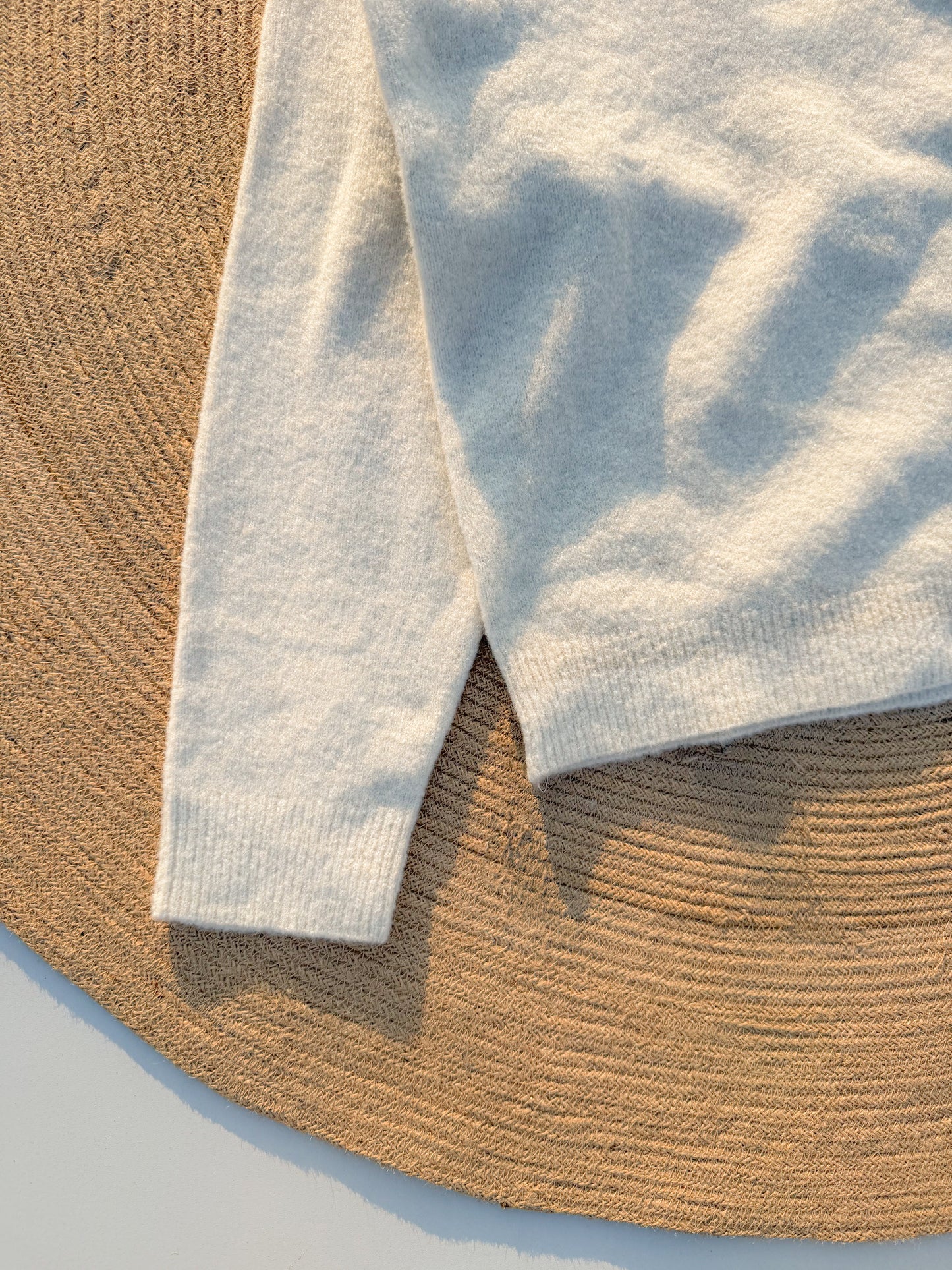 Soft Touch Sweater - Sand White