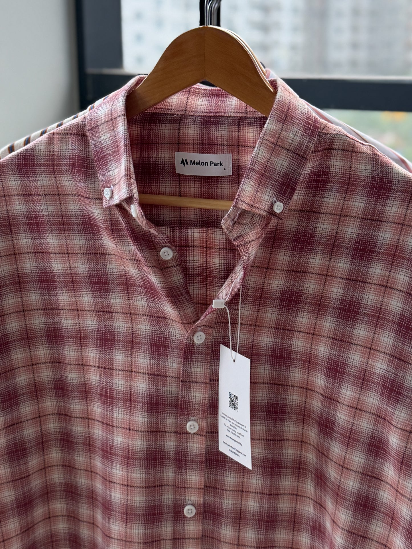 Gentle check shirt - The Rosewood Check