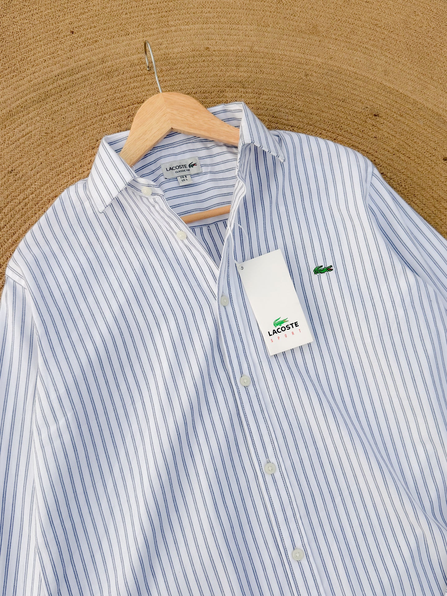 Striped Classic Shirt - White