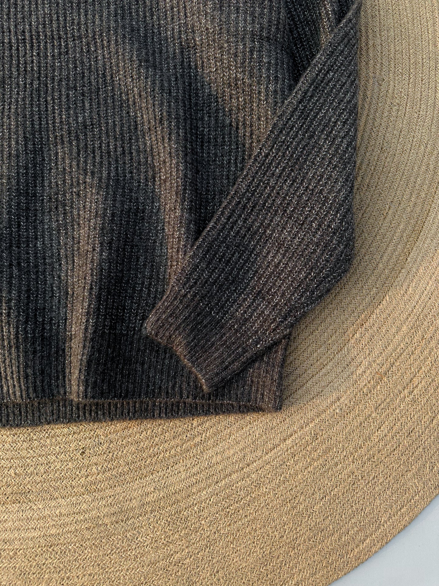 Cozy knitted Sweater - Charcoal Dark Grey