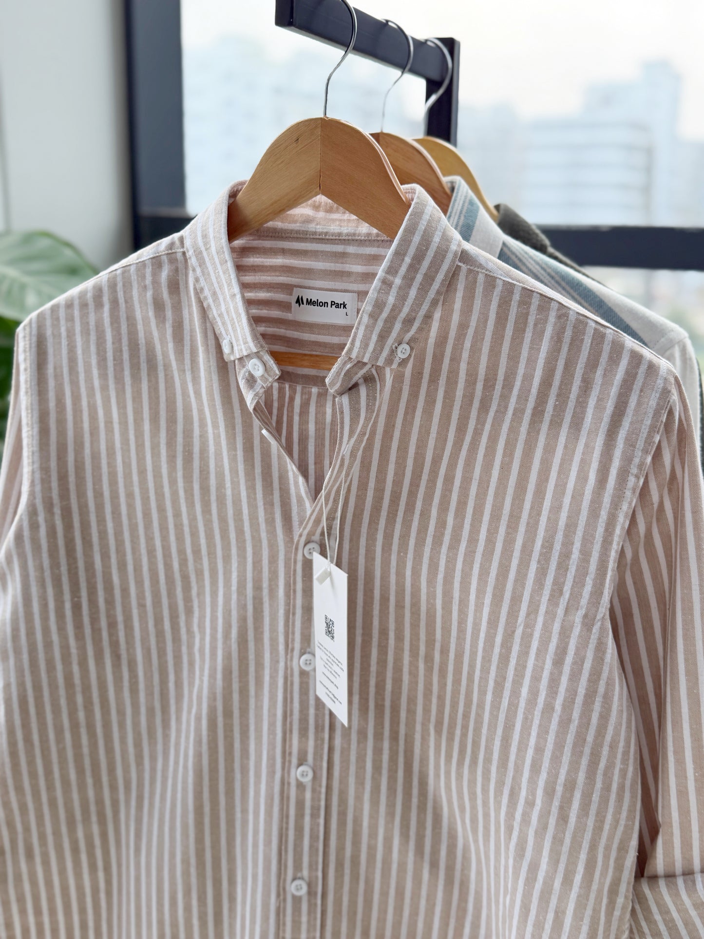 Gentle stripe shirt - Sandy Beach
