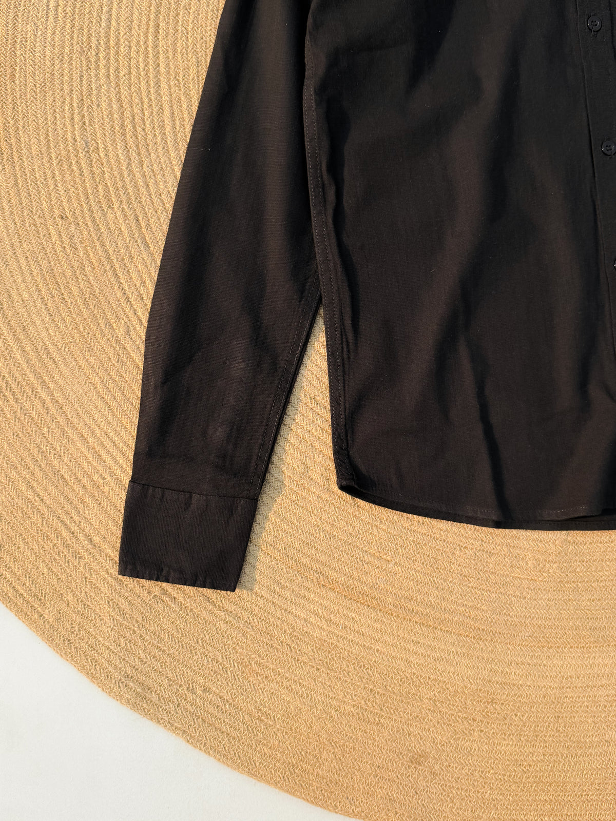 Signature Remi cotton shirt - Black