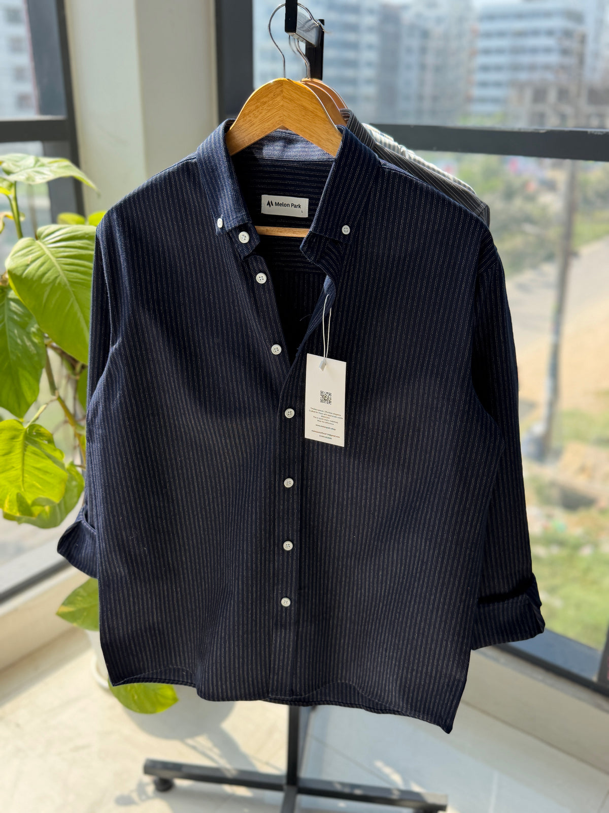 Cotton classic shirt - Sailor Navy