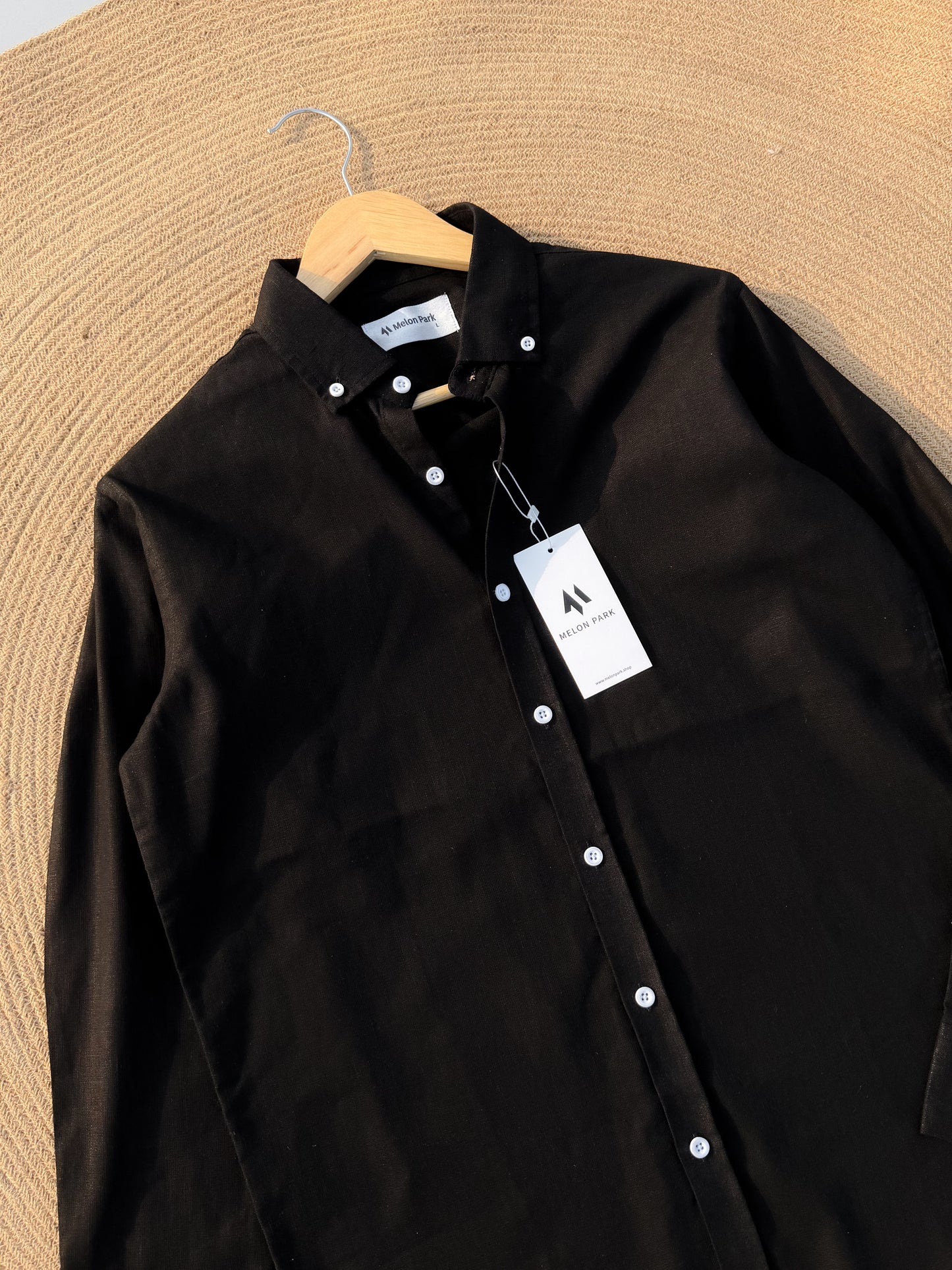 Signature Remi cotton shirt - Black