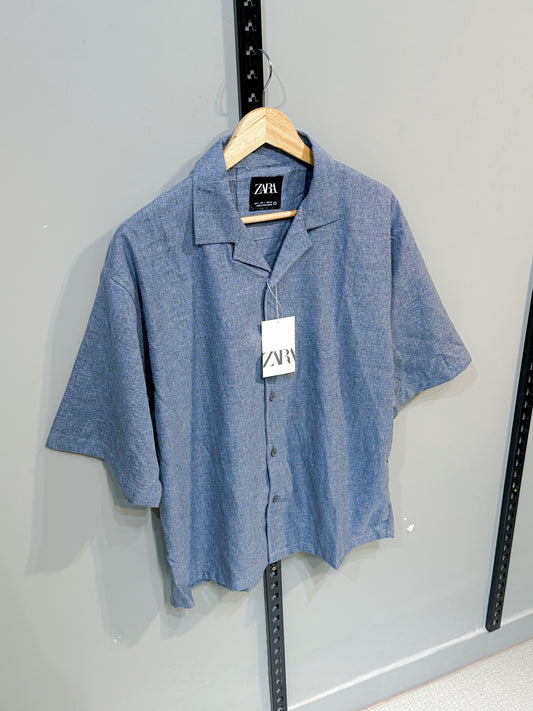 Cuban half shirt - Grey