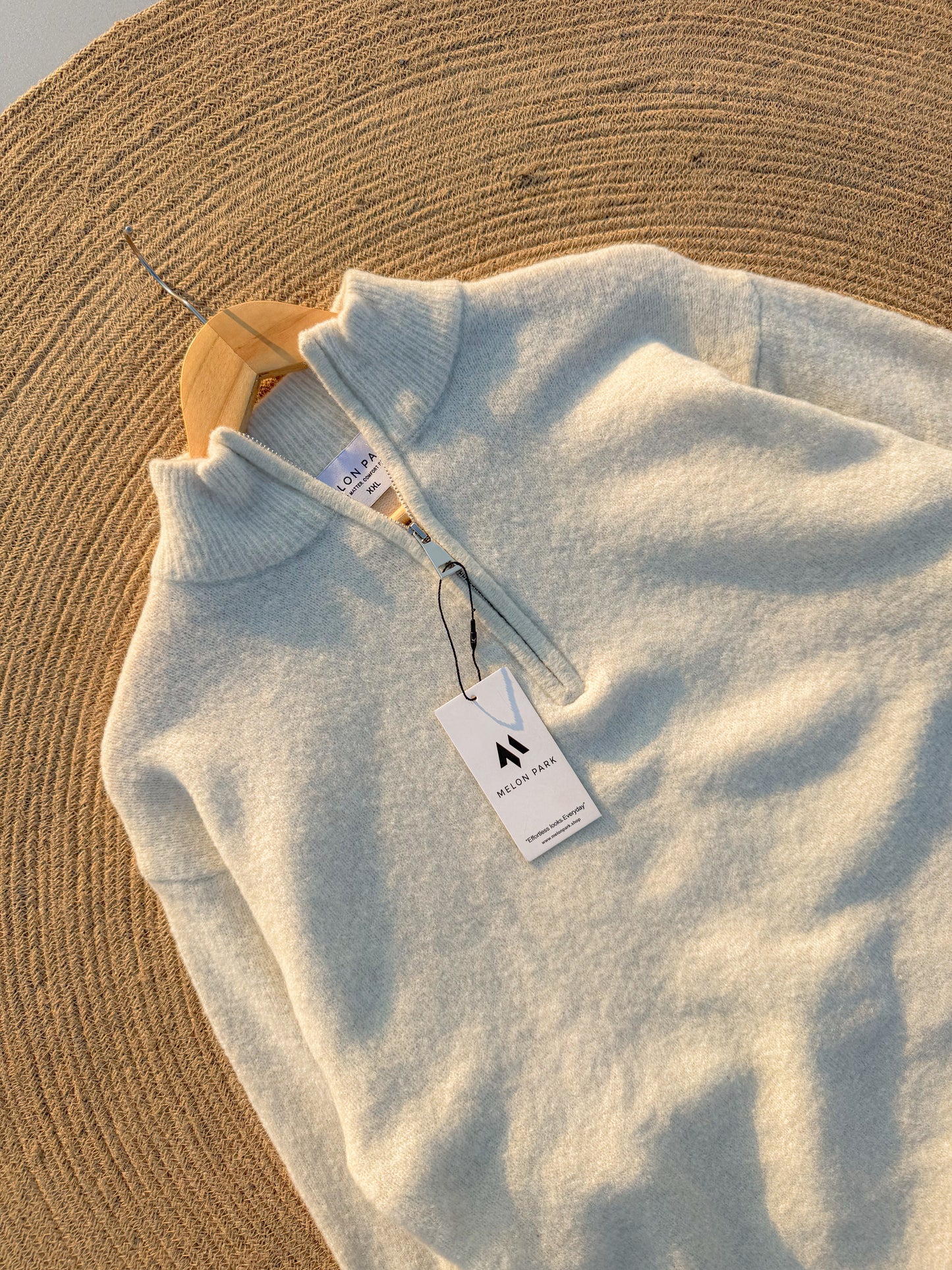 Soft Touch Sweater - Sand White