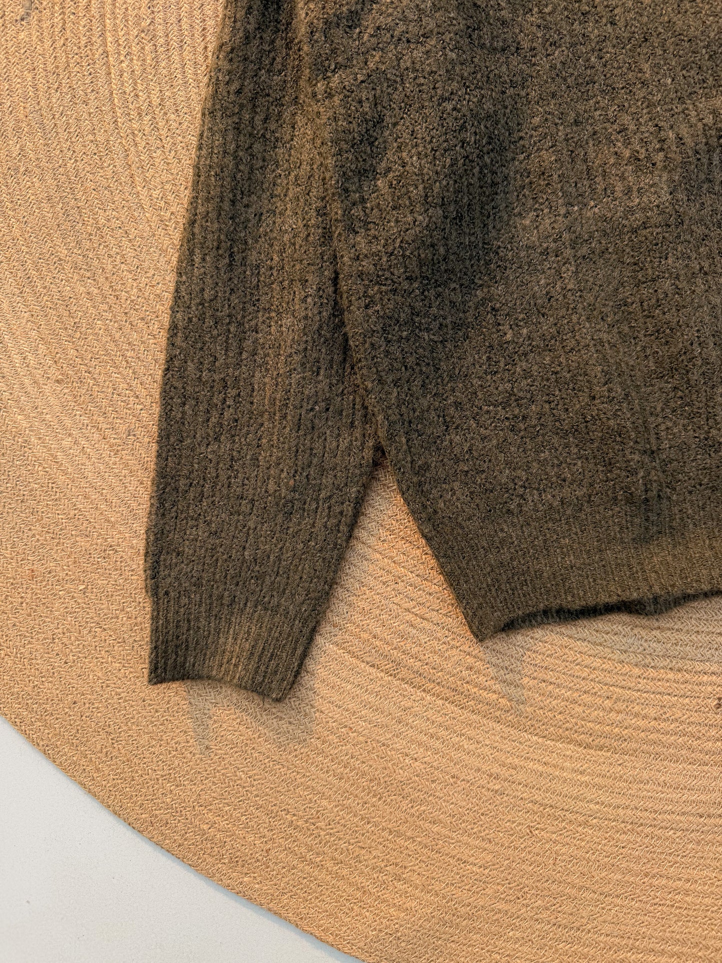 Cozy knitted Sweater - Dusted Olive