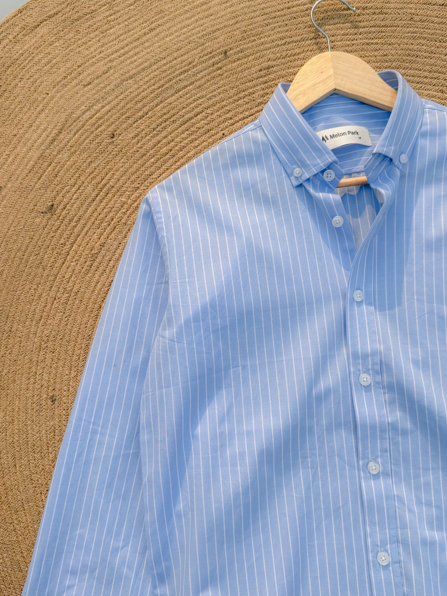 Old Money full sleeve shirt - Sea Blue
