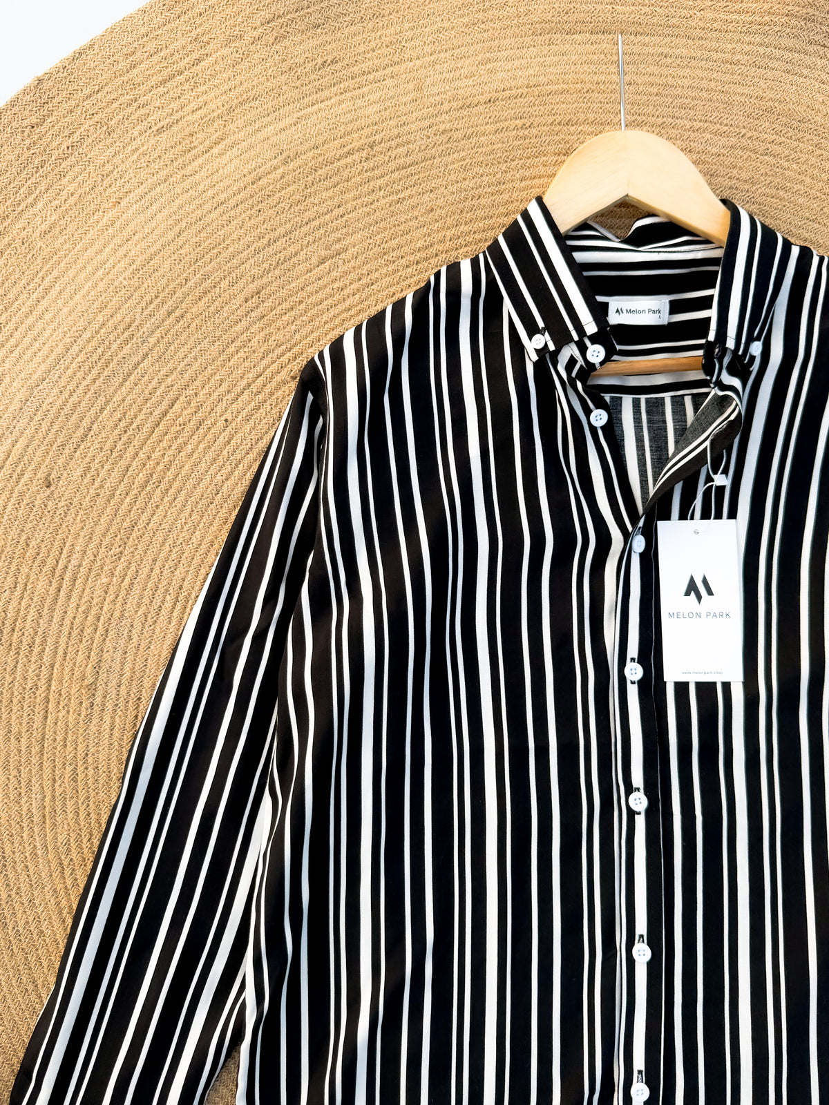 Drip full sleeve shirt - Black Noir