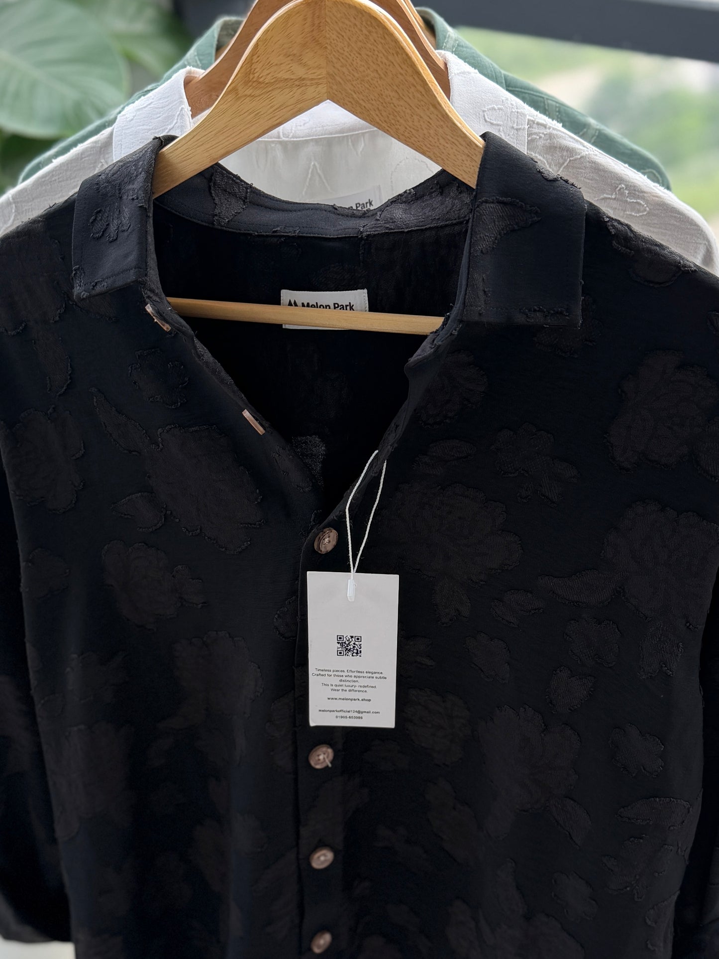 Resort Drop-shoulder shirt - Midnight Onyx