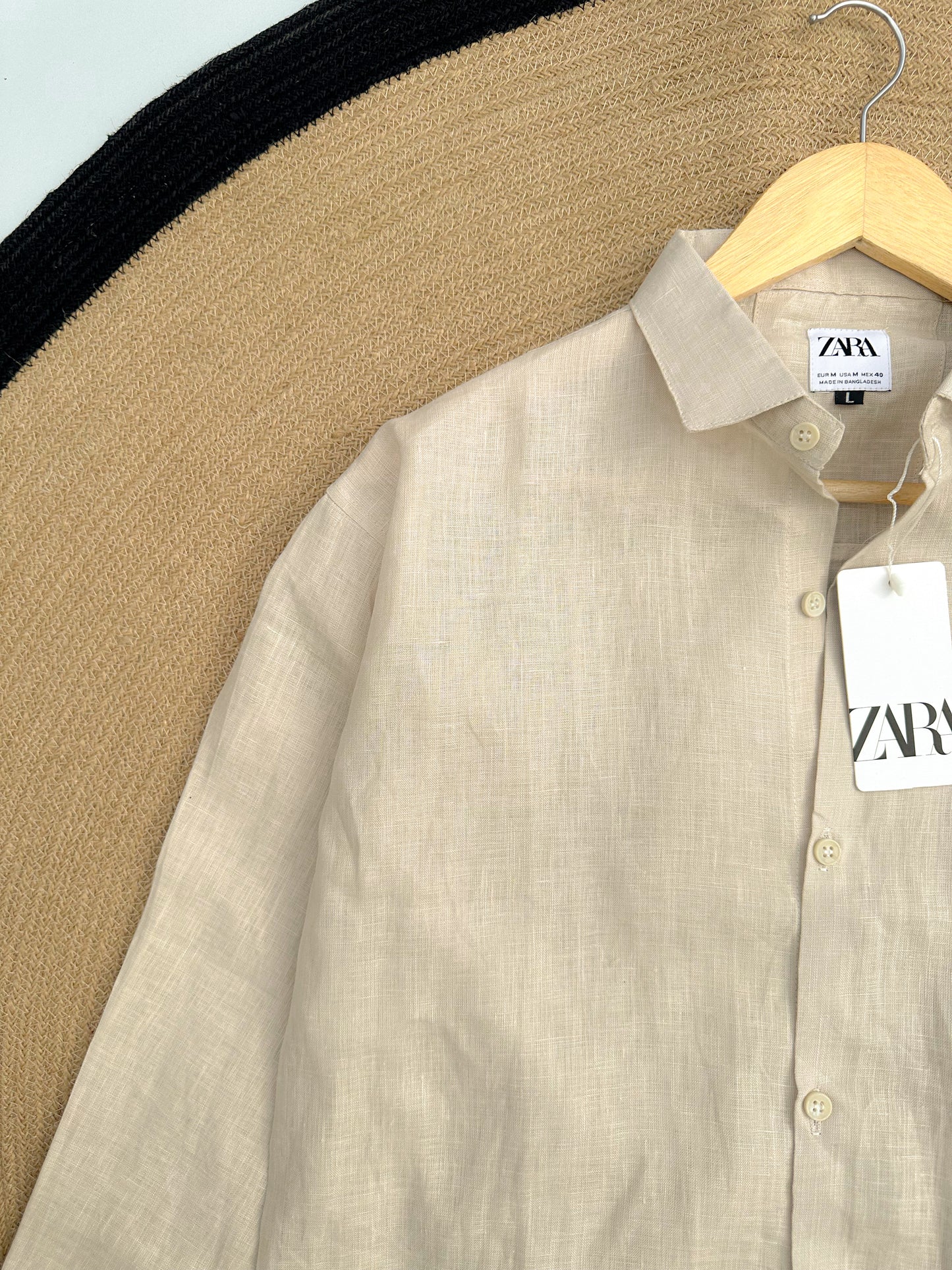 Casual Full sleeve shirt - Soft Beige